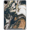 Copper and Black Marble Ink iPad Pro 12.9in (2020) Clear Case